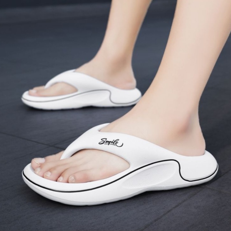 Home Bathroom Wear - รองเท้าแตะผู้ชายแบบหนาพิเศษ EVA คุณภาพพรีเมียม สวมใส่สบาย ระบายอากาศ ป้องกันกลิ่นอับ