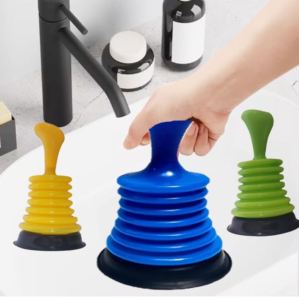 Plunger Toilet - เครื่องดูดแบบดูดสำหรับขุดลอกท่อห้องครัวอุปกรณ์อ่างล้างท่อน้ำทิ้งเครื่องมือสำหรับขุดลอกท่อสำหรับห้องน้ำอุปกรณ์เครื่องมือขุดลอกที่แข็งแรง