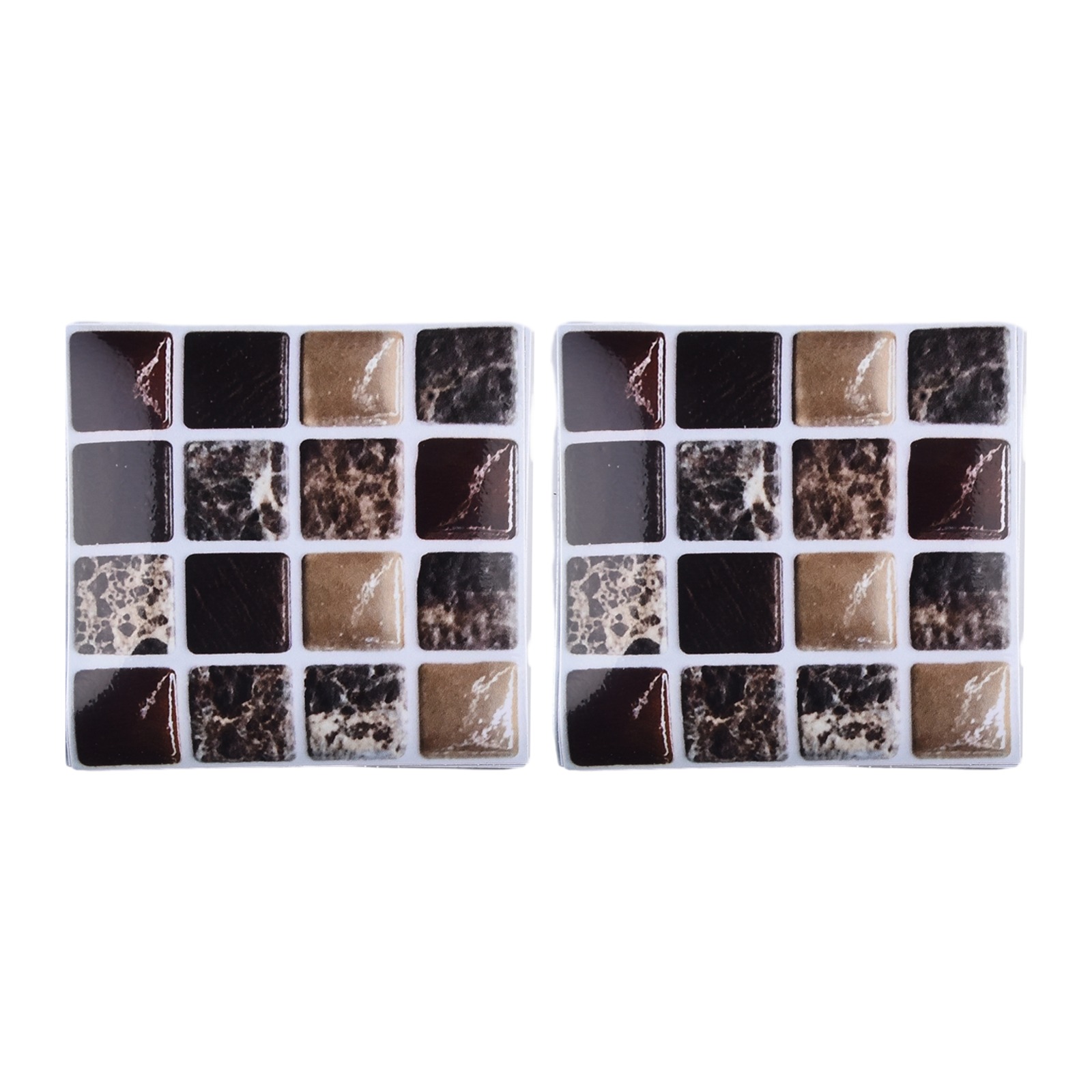 Home Bathroom Tiles Design - 20 ชิ้น สติ๊กเกอร์ติดผนังกระเบื้องโมเสค ดีไซน์กันน้ำ เหมาะสำหรับใช้ตกแต่งห้องครัว ห้องน้ำในบ้าน