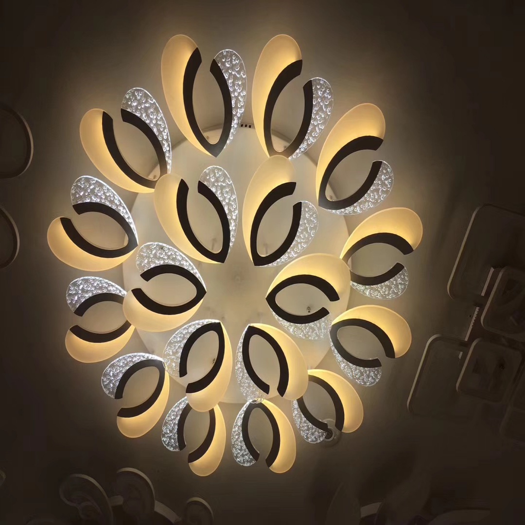 Home Bathroom Design Simple - โคมไฟเพดาน LED สไตล์นอร์ดิก เรียบง่าย ทันสมัย สำหรับห้องนั่งเล่น