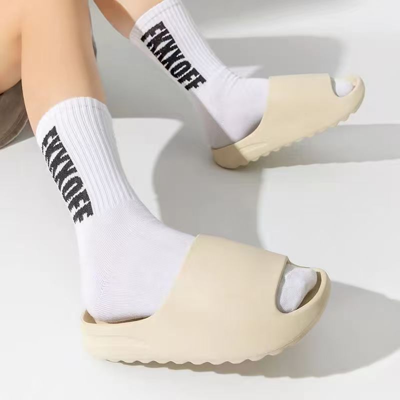 Home Bathroom Wear - EVA นุ่มหนา Soled รองเท้าแตะผู้หญิงแฟชั่นฤดูร้อนสวมใส่รองเท้าแตะรองเท้าแตะอาบน้ําชายรองเท้าชายหาด Flip flops