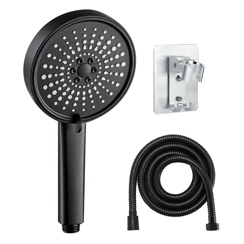 Home Bathroom Faucets - ชุดฝักบัวอาบน้ำ 5 โหมด หัวฝักบัวทรงกลมขนาดใหญ่ แรงดันน้ำสูง พกพาสะดวก