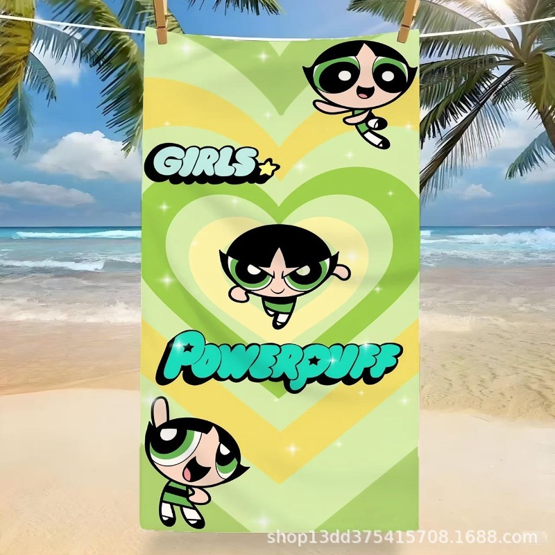 Home Bathroom Towels - ฮอต เดอะ พาวเวอร์พัฟ แอนด์ เกิร์ลส์ ซีรีส์