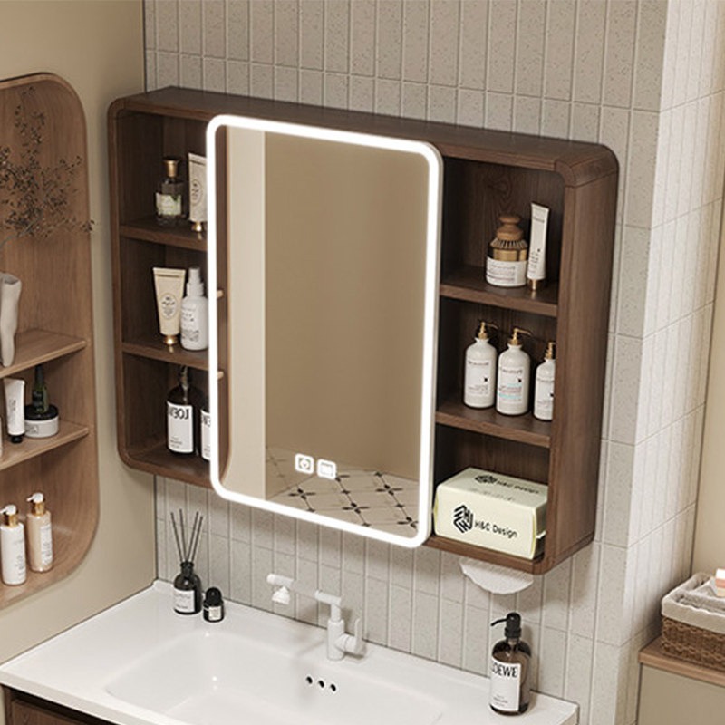 Bathroom Cabinet Mirror - ตู้ห้องน้ำแบบมีกระจก ชั้นวางของ ประหยัดพื้นที่ มุมห้อง ดีไซน์ทันสมัย ตู้เก็บของสไตล์จีน