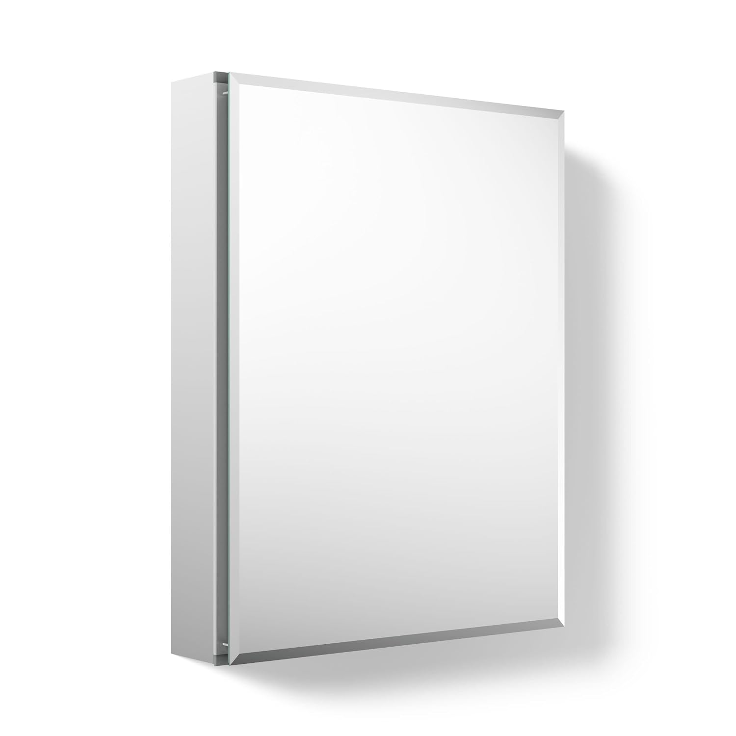 Bathroom Cabinet Mirror - ตู้กระจกห้องน้ำแบบไร้กรอบ ขนาด 20x26 นิ้ว ติดผนัง วัสดุอลูมิเนียม