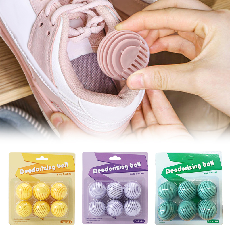 Home Bathroom Freshener - ลูกบอลดับกลิ่นหอมติดทนนาน ป้องกันความชื้นและเชื้อรา สำหรับตู้เสื้อผ้า ตู้รองเท้า ห้องน้ำ กระเป๋าออกกำลังกาย