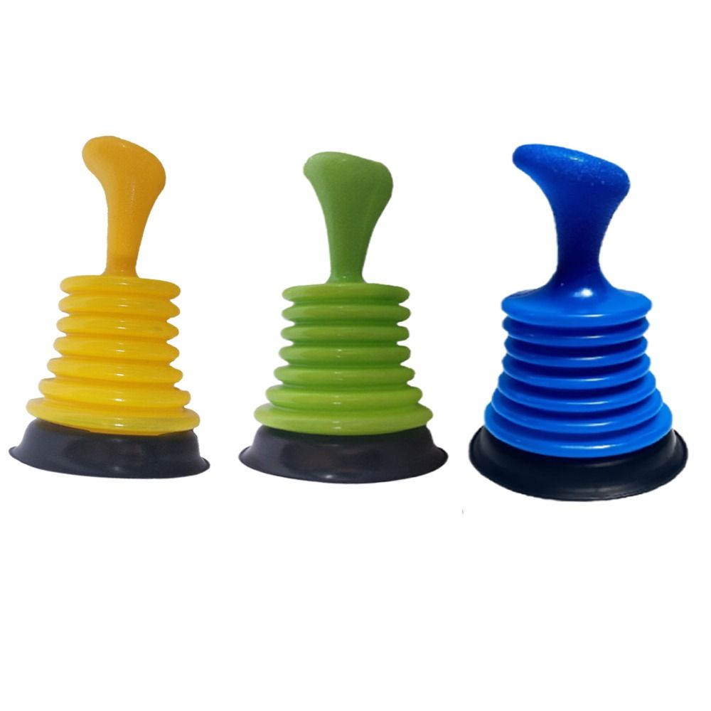 Plunger Toilet - เครื่องขุดลอกท่อแบบดูดหัวดูดสำหรับอ่างล้างจานอุปกรณ์ท่อฝารูระบายน้ำ