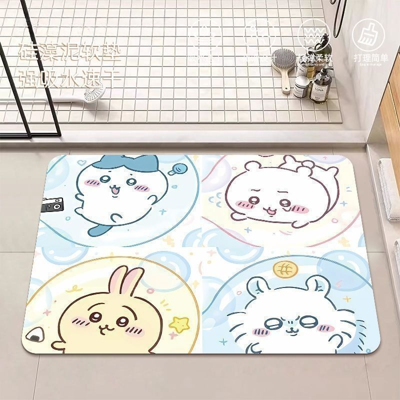 Home Bathroom Floor Mats - อะนิเมะ ชิอิคาวะ ฮาชิแวร์ อุซางิ ไดอะตอม ดัม