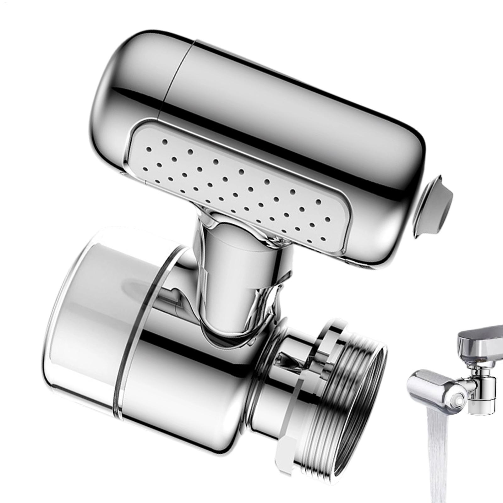 Home Bathroom Faucets - หัวต่อก๊อกน้ำสำหรับอ่างล้างหน้าในห้องน้ำ 4 โหมด พร้อมฟังก์ชั่นพ่นละอองน้ำขึ้น หัวต่อก๊อกน้ำหมุนได้สำหรับห้องครัว เหมาะสำหรับบ้าน