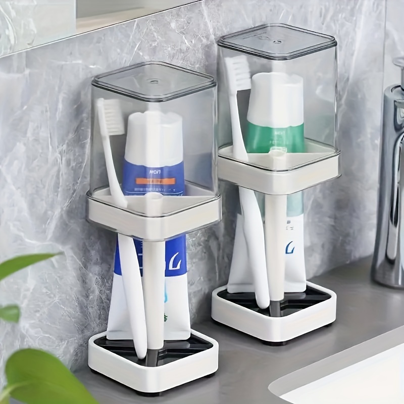 ที่วางแปรงสีฟัน 1 ชิ้นพร้อมถ้ว - Toothbrush Holder Set บทวิจารณ์และราคา