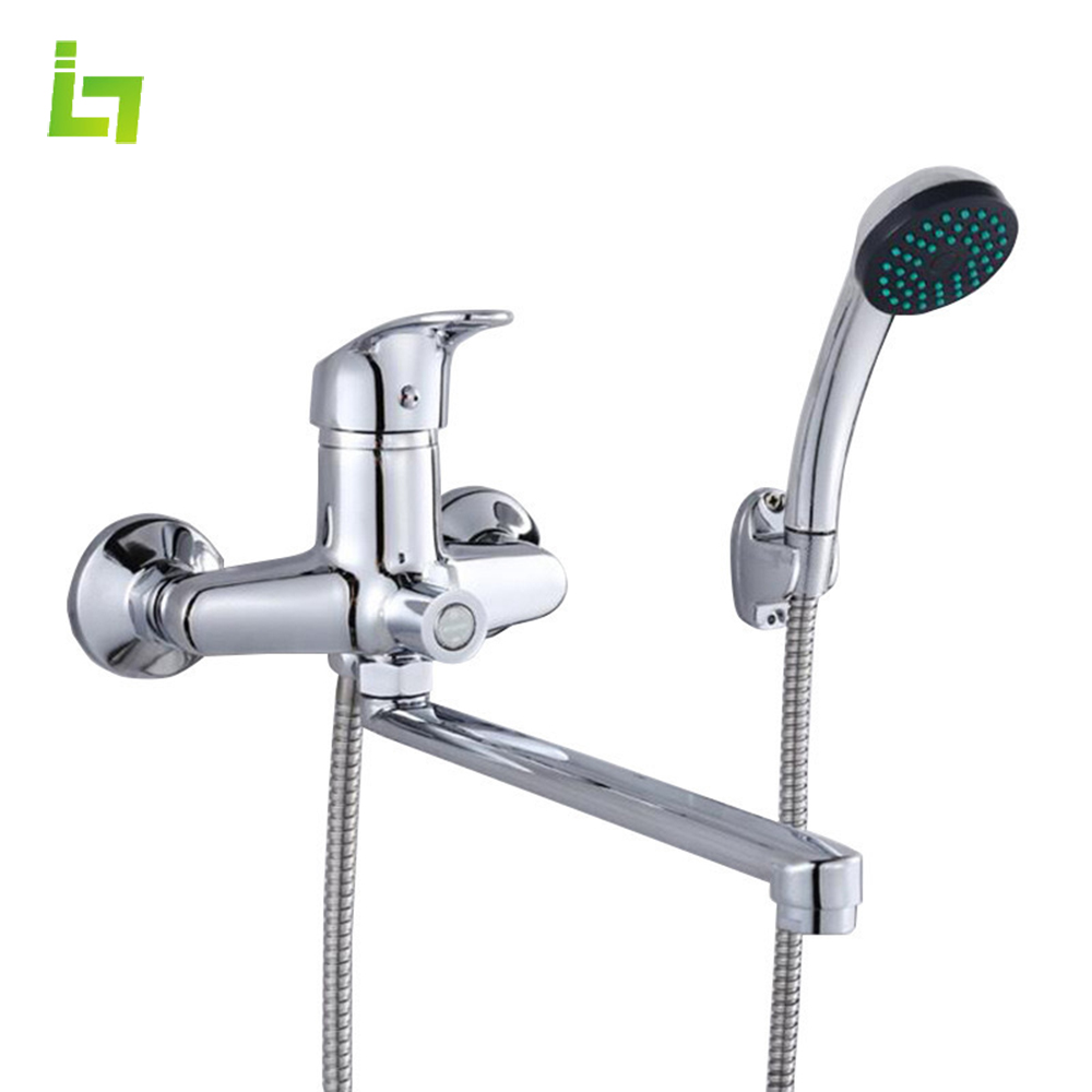ก๊อกน้ําอ่างอาบน้ําติดผนังสองฟ - Home Bathroom Faucets บทวิจารณ์และราคา
