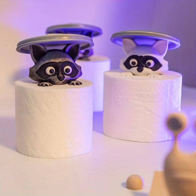 การ์ตูนสร้างสรรค์ Raccoon ผู้ถ - Home Decor Bathroom Ideas บทวิจารณ์และราคา