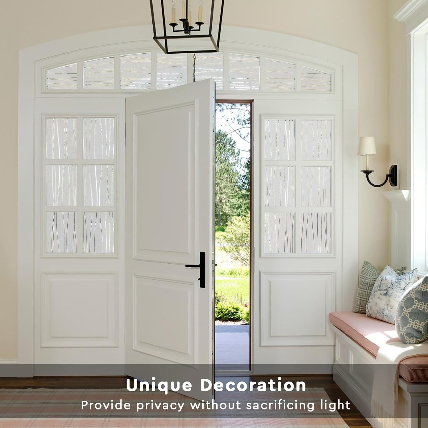 ฟิล์มติดกระจกกันมองเห็นลายทางแ - Home Bathroom Window Tint บทวิจารณ์และราคา