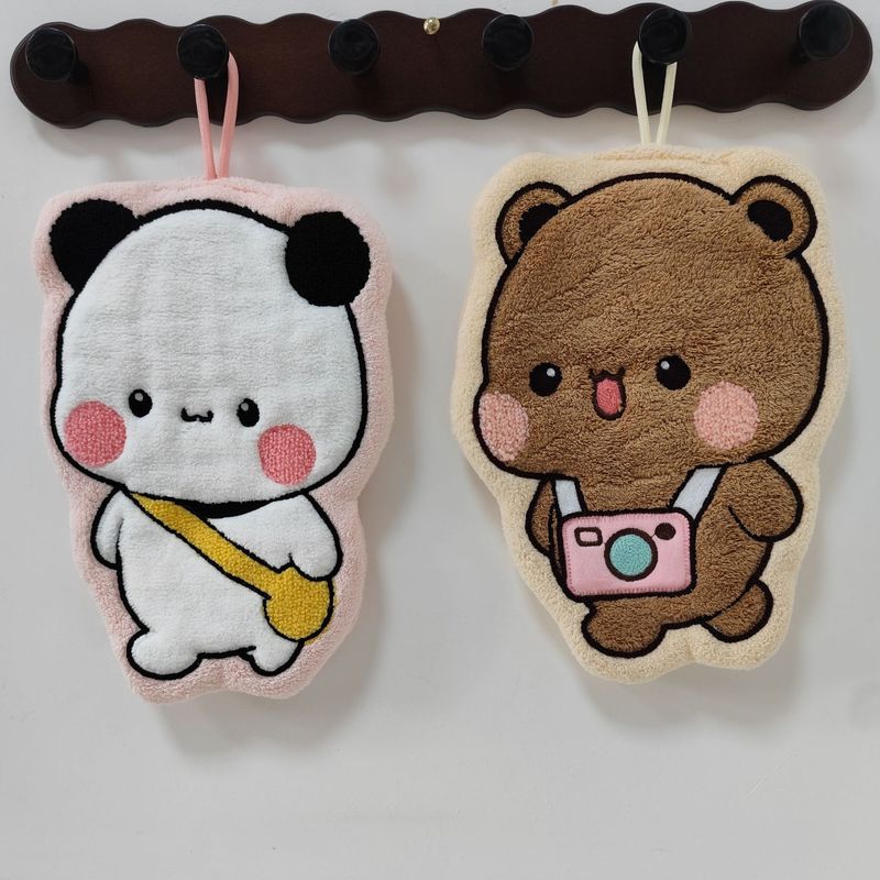 ผ้าเช็ดมือบูบูดูดูเนื้อนุ่มแบบ - Home Bathroom Towels บทวิจารณ์และราคา