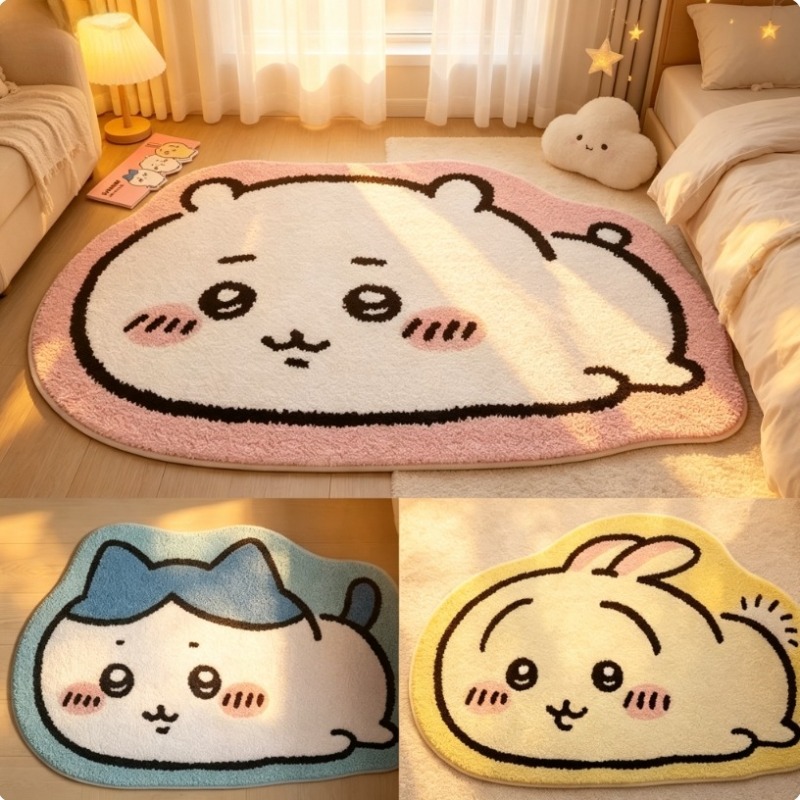 พรมการ์ตูนชิคคาวะสุดฮิต ลายฮะจ - Home Bathroom Floor Mats บทวิจารณ์และราคา