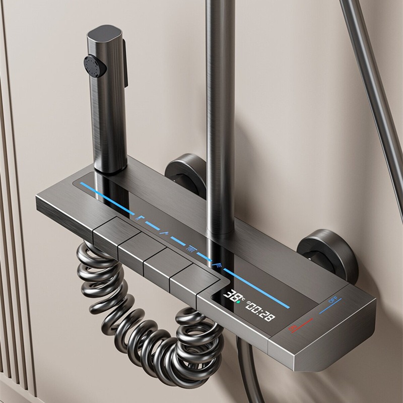 ชุดฝักบัวดิจิตอล LED พร้อมจอแส - Home Bathroom Faucets บทวิจารณ์และราคา