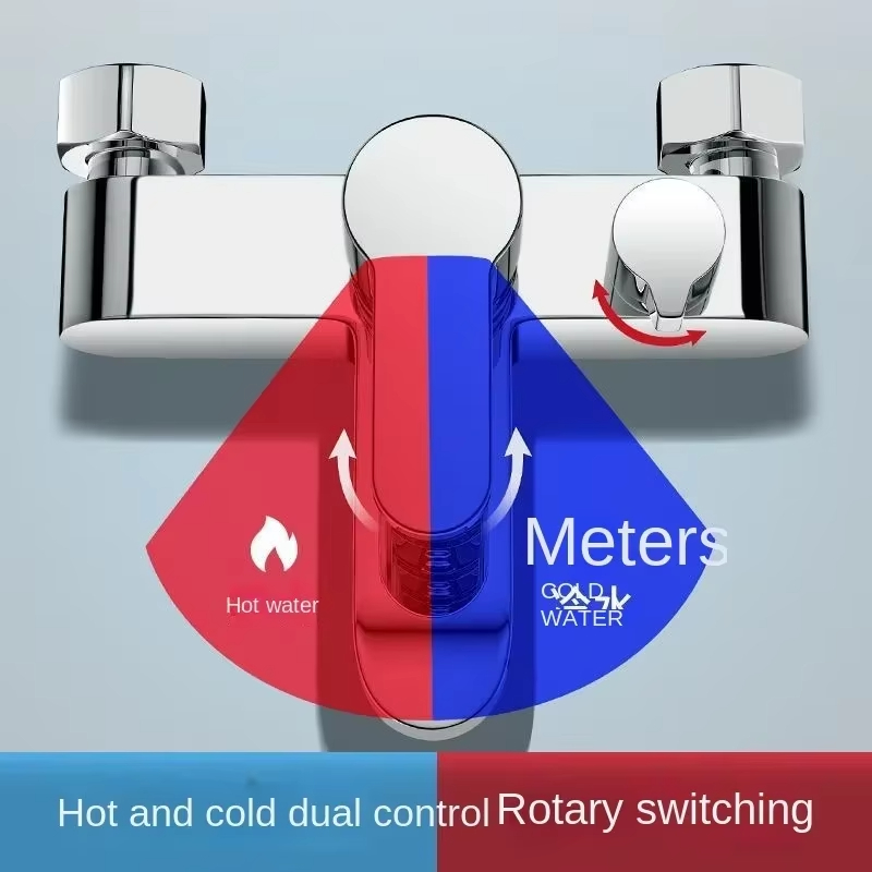 1 PC ห้องน้ํา Triple ก๊อกน้ําร - Home Bathroom Faucets บทวิจารณ์และราคา