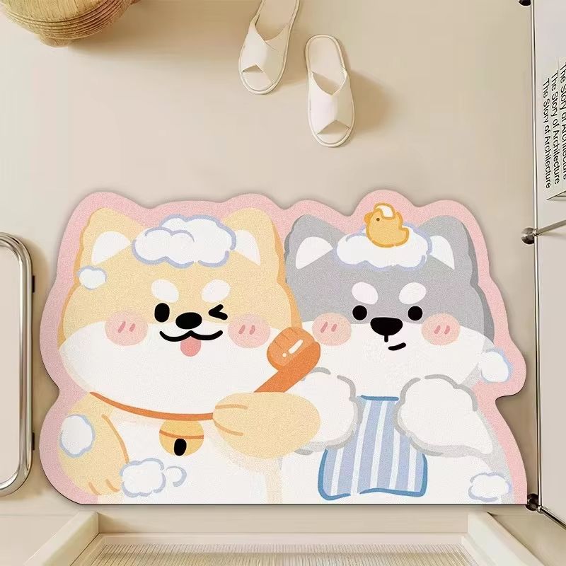 VIKAMA พรมเช็ดเท้ารูปทรงครีมสไ - Home Made Bathroom Vanity บทวิจารณ์และราคา