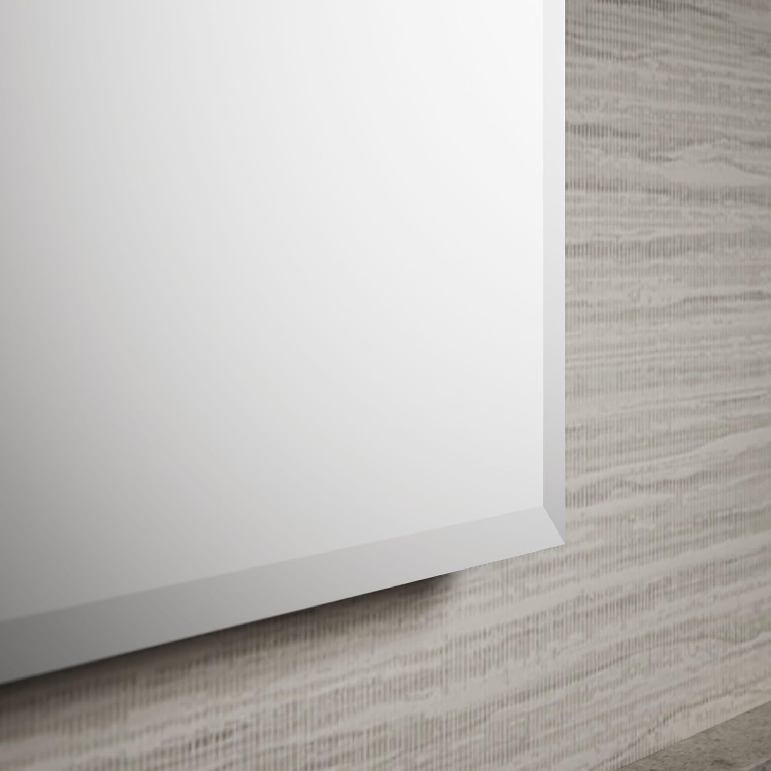 ตู้กระจกห้องน้ำแบบไม่มีกรอบ ขน - Bathroom Cabinet Mirror บทวิจารณ์และราคา