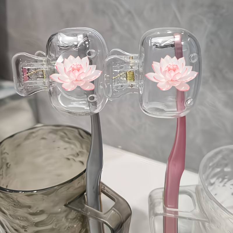 ที่ใส่แปรงสีฟันลายดอกบัวสวยงาม - Toothbrush Holder Set บทวิจารณ์และราคา