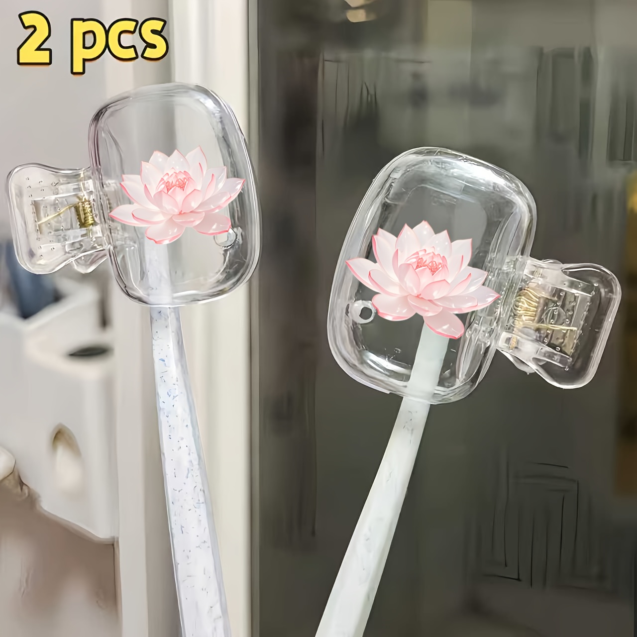 ที่ใส่แปรงสีฟันลายดอกบัวสวยงาม - Toothbrush Holder Set บทวิจารณ์และราคา