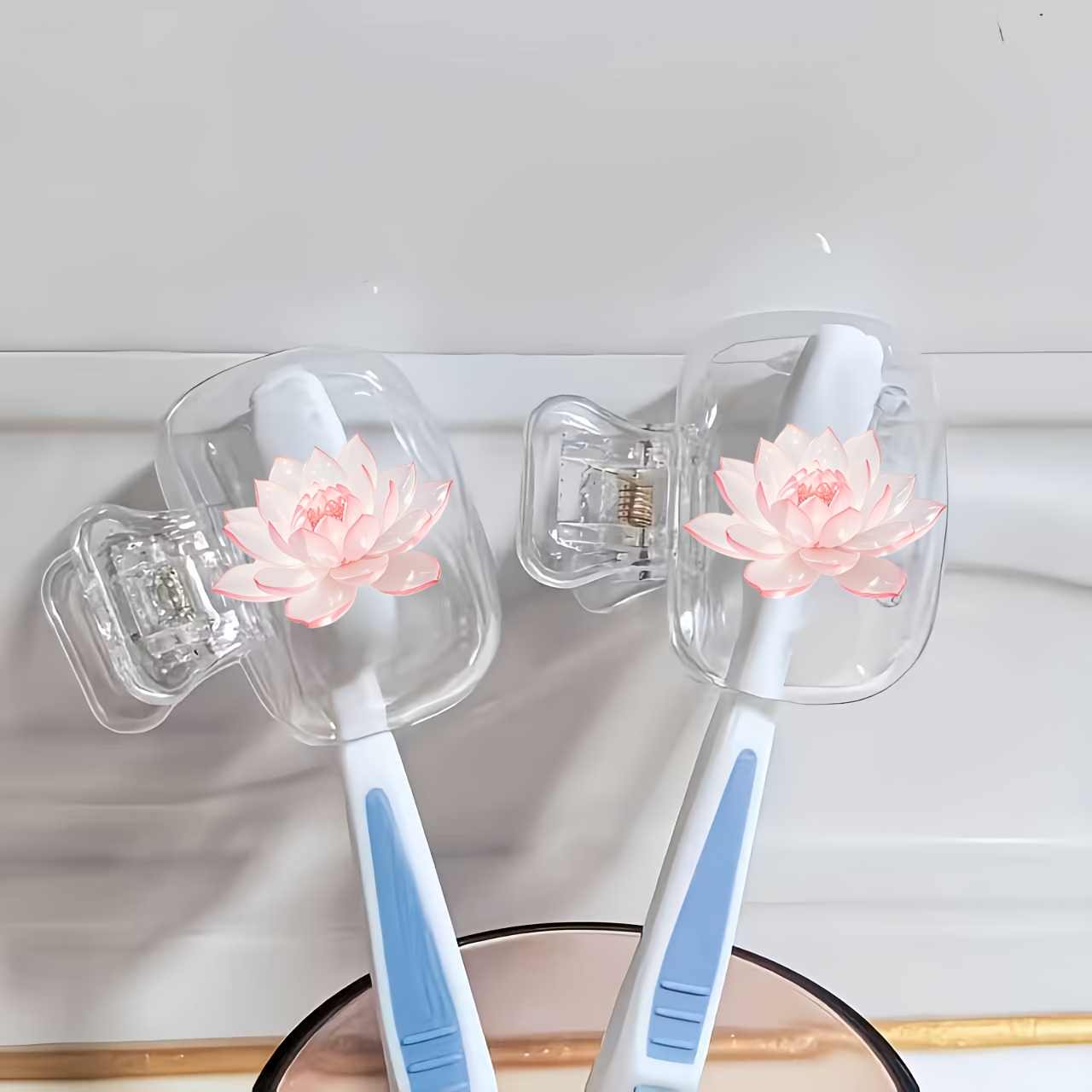 ที่ใส่แปรงสีฟันลายดอกบัวสวยงาม - Toothbrush Holder Set บทวิจารณ์และราคา