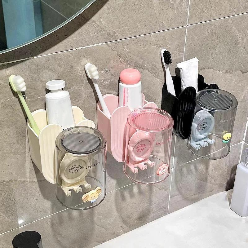 ที่เก็บแปรงสีฟันและยาสีฟันในห้ - Toothbrush Holder Set บทวิจารณ์และราคา