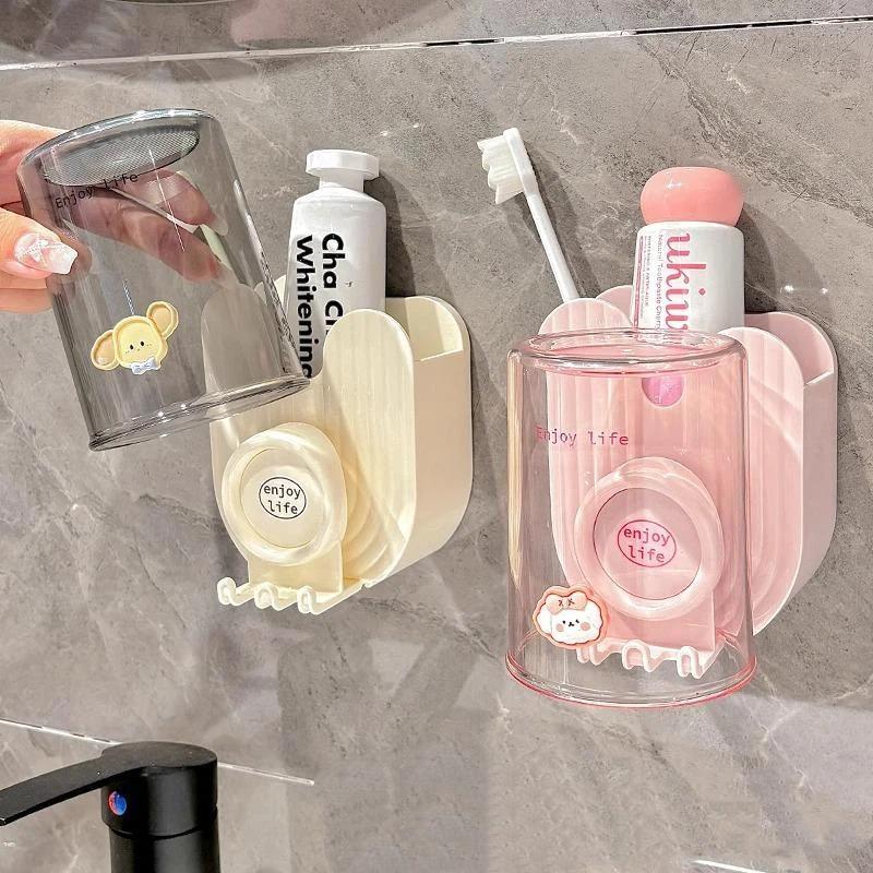 ที่เก็บแปรงสีฟันและยาสีฟันในห้ - Toothbrush Holder Set บทวิจารณ์และราคา