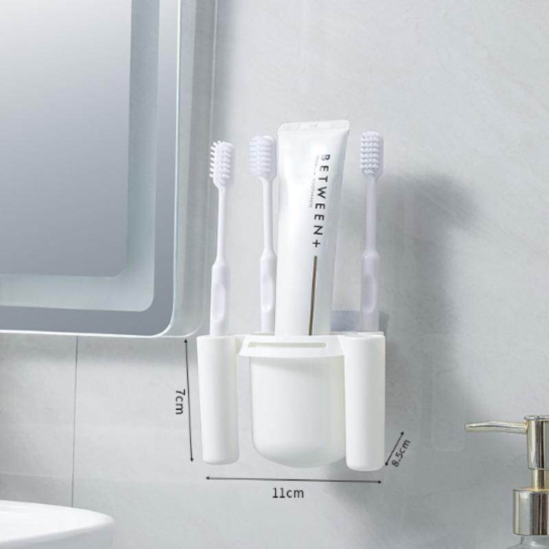 ที่แขวนแปรงสีฟันติดผนัง พร้อมแ - Toothbrush Holder Set บทวิจารณ์และราคา