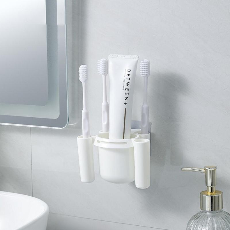 ที่แขวนแปรงสีฟันติดผนัง พร้อมแ - Toothbrush Holder Set บทวิจารณ์และราคา