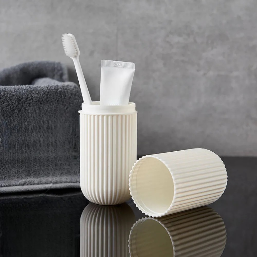 ที่ใส่แปรงสีฟันแบบพกพาพร้อมช่อ - Toothbrush Holder Set บทวิจารณ์และราคา