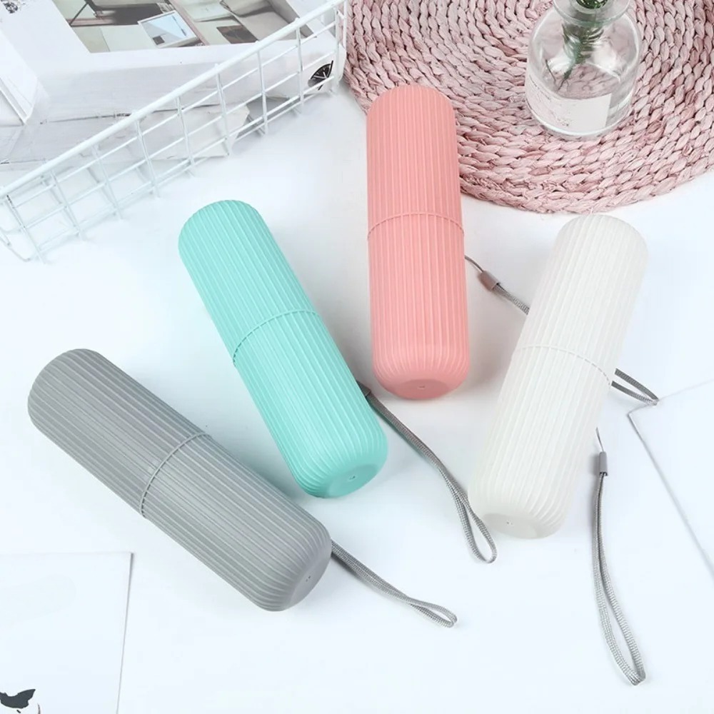 ที่ใส่แปรงสีฟันแบบพกพาพร้อมช่อ - Toothbrush Holder Set บทวิจารณ์และราคา