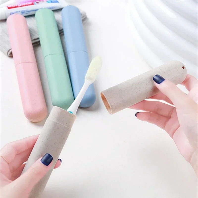 2 ชิ้น/ชุด กล่องใส่แปรงสีฟันแบ - Toothbrush Holder Set บทวิจารณ์และราคา