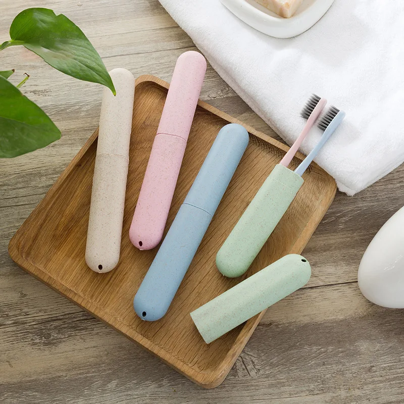 2 ชิ้น/ชุด กล่องใส่แปรงสีฟันแบ - Toothbrush Holder Set บทวิจารณ์และราคา
