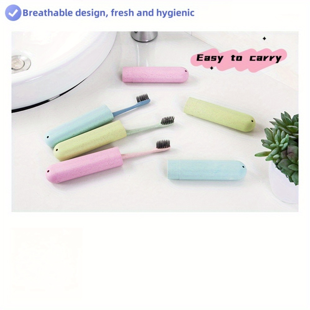 2 ชิ้น/ชุด กล่องใส่แปรงสีฟันแบ - Toothbrush Holder Set บทวิจารณ์และราคา