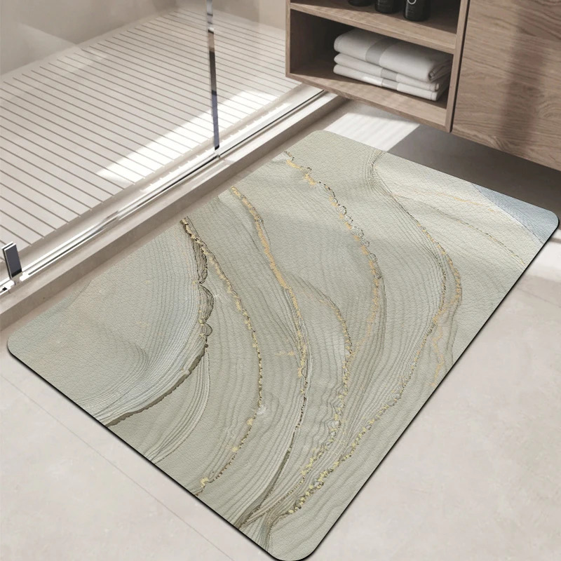 VIKAMA พรมเช็ดเท้าลายหินอ่อนสี - Home Made Bathroom Vanity บทวิจารณ์และราคา