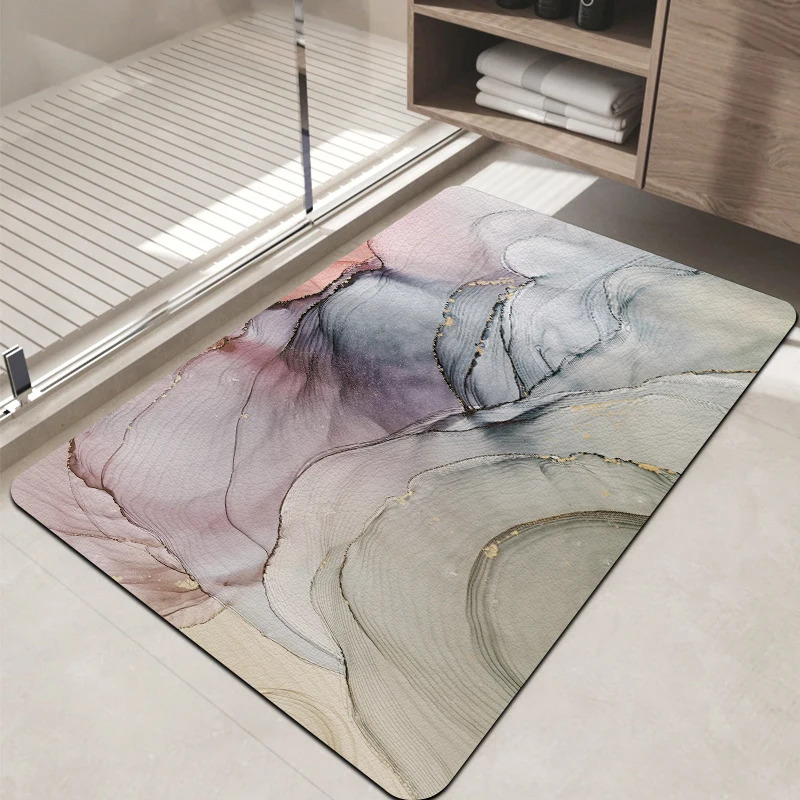VIKAMA พรมเช็ดเท้าลายหินอ่อนสี - Home Made Bathroom Vanity บทวิจารณ์และราคา