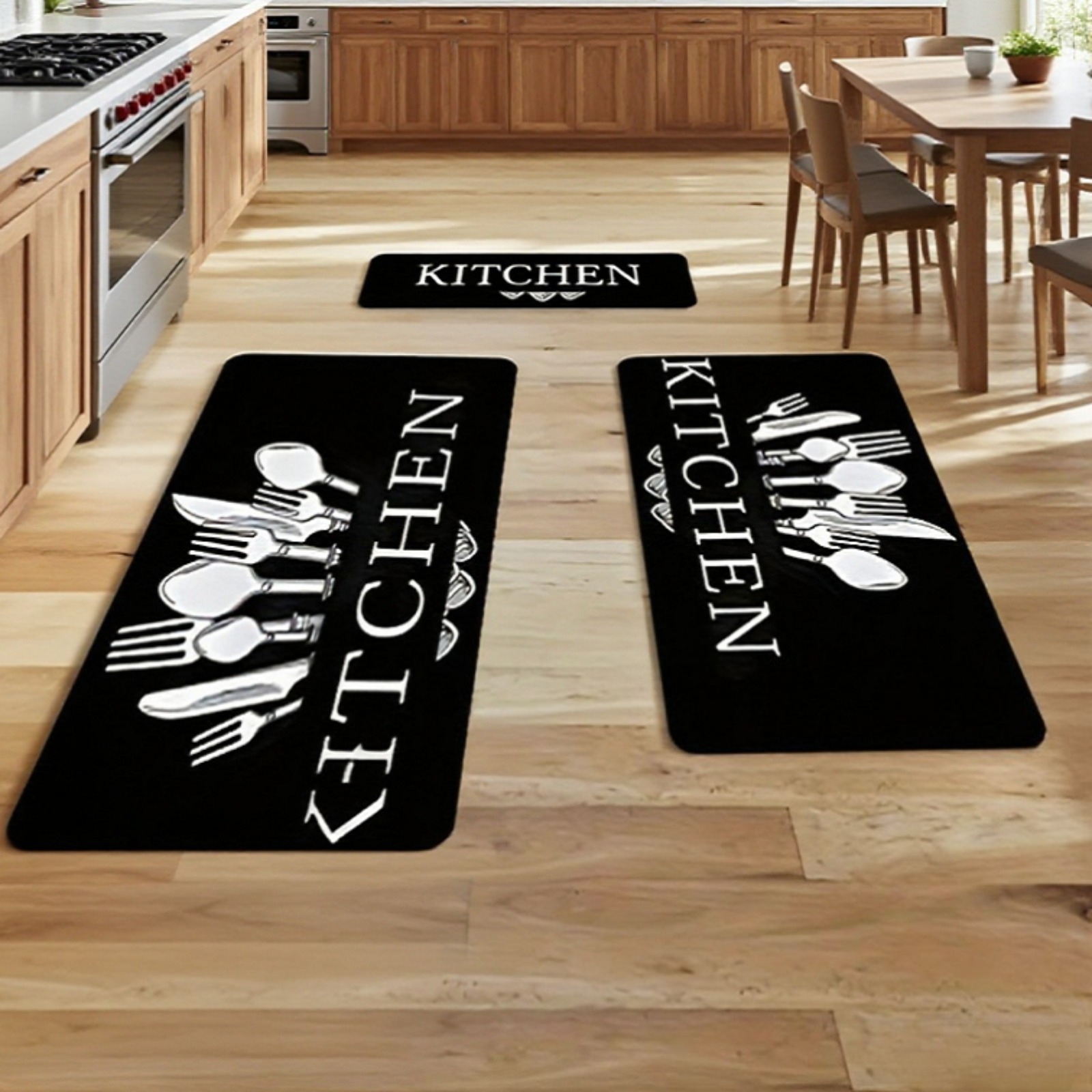 พรมขนยาวพิมพ์ลายกันลื่น—เหมาะส - Home Bathroom Floor Mats บทวิจารณ์และราคา
