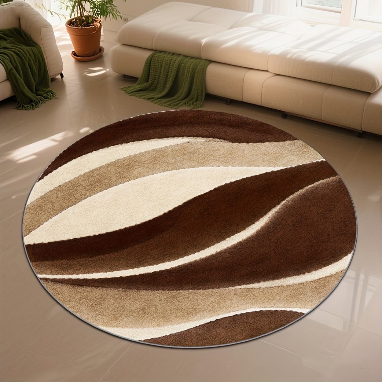 พรมทรงกลมลายบล็อกสีสไตล์โบโฮ โ - Home Made Bathroom Vanity บทวิจารณ์และราคา