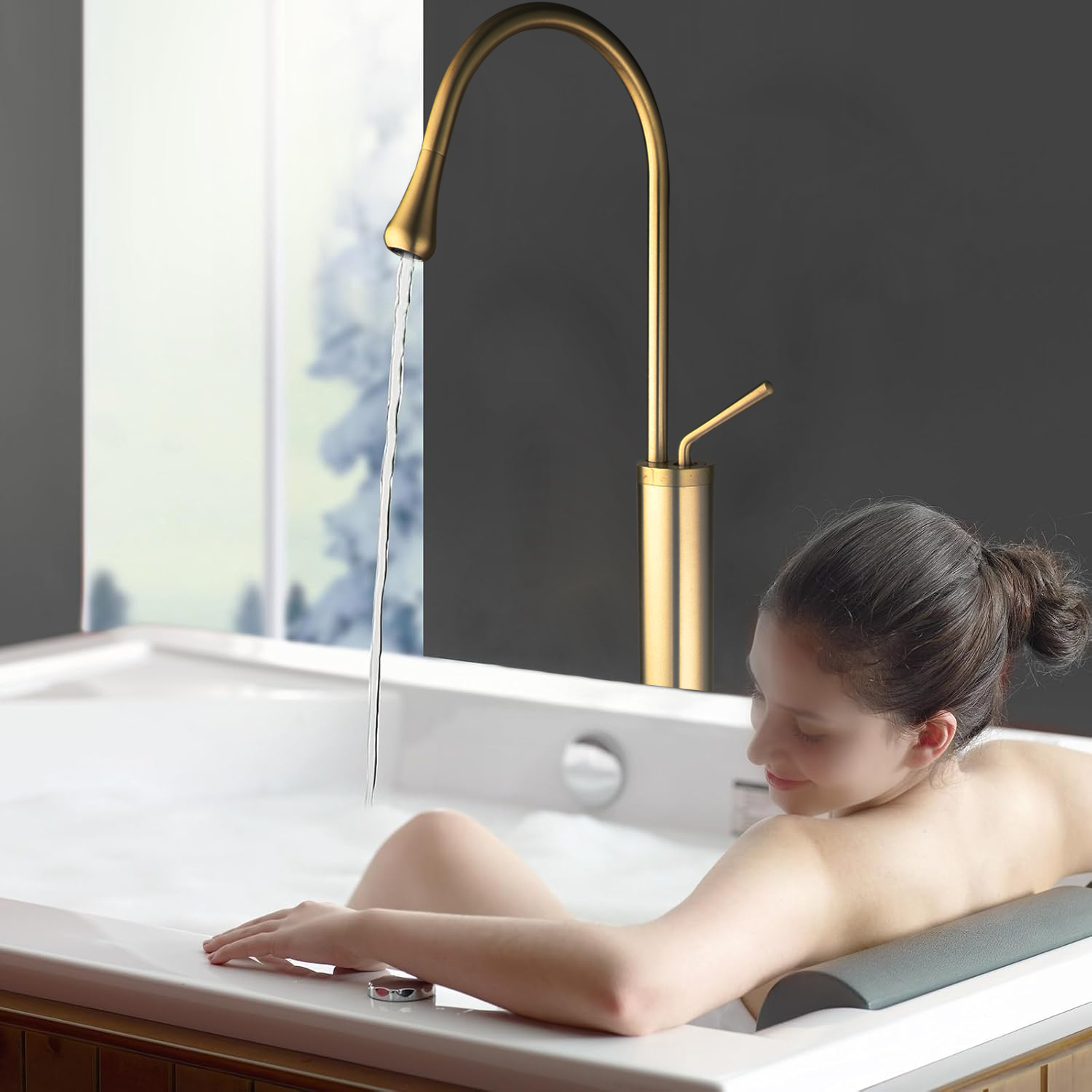 ZAPPO อิสระอ่างฟิลเลอร์เดี่ยวก - Home Bathroom Faucets บทวิจารณ์และราคา