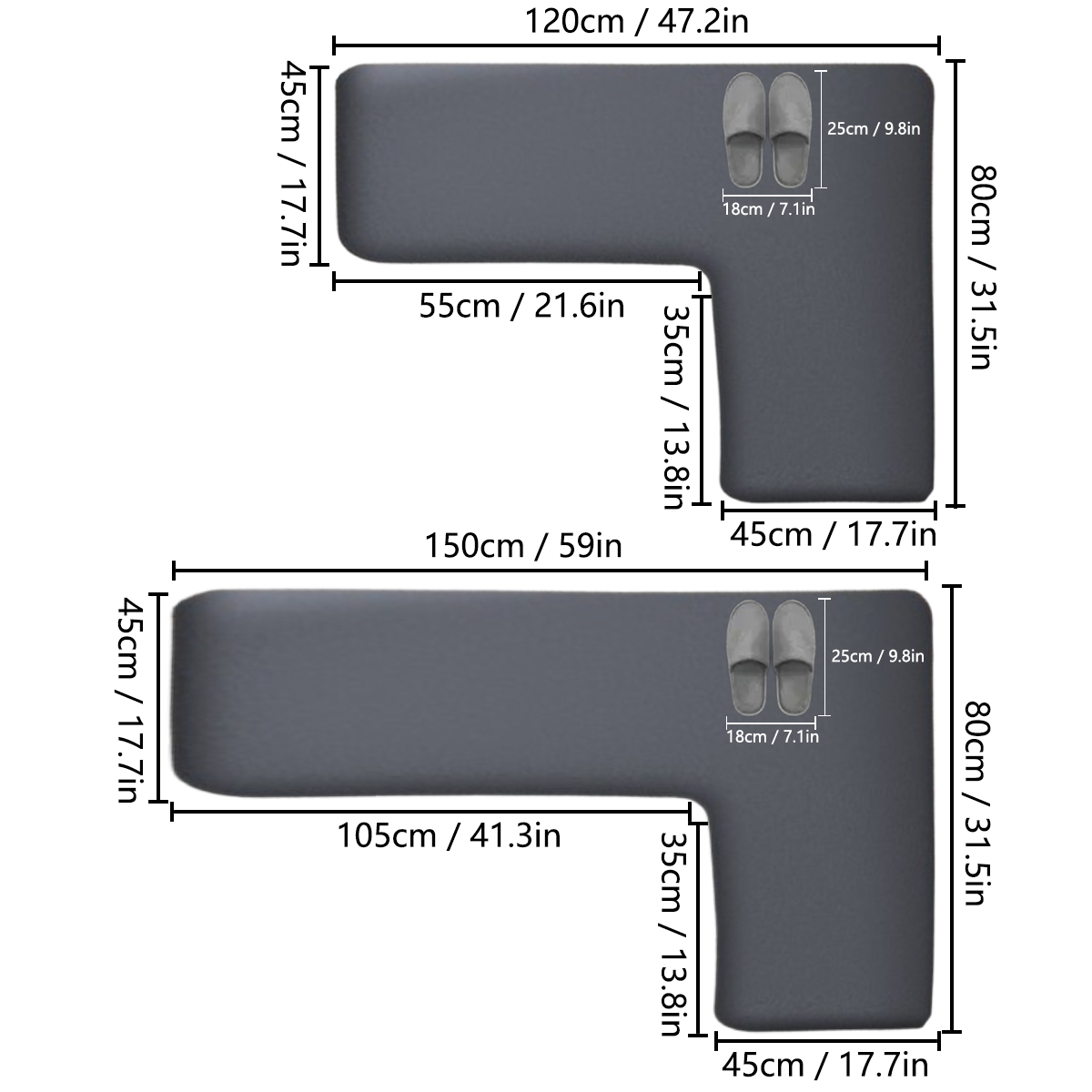 เสื่อปูพื้นเข้ามุมหนาเรียบง่าย - Home Bathroom Floor Mats บทวิจารณ์และราคา