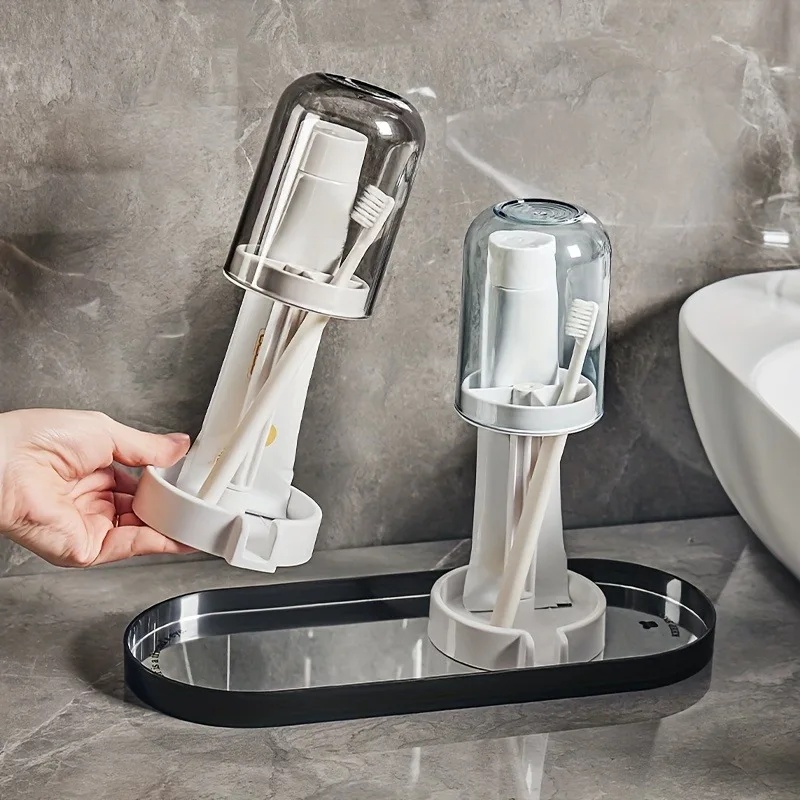 ชุดที่วางแปรงสีฟันและยาสีฟันพล - Toothbrush Holder Set บทวิจารณ์และราคา