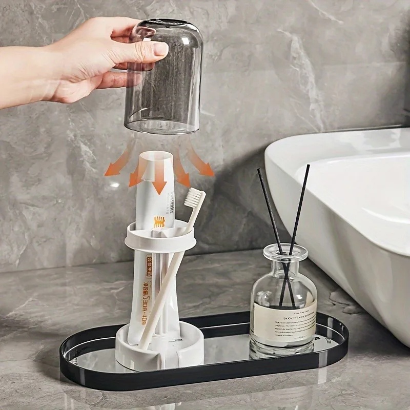 ชุดที่วางแปรงสีฟันและยาสีฟันพล - Toothbrush Holder Set บทวิจารณ์และราคา