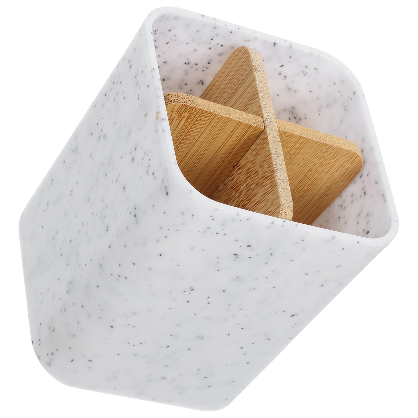 ที่วางแปรงสีฟันลายหินอ่อน 4 ช่ - Home Bathroom Design Simple บทวิจารณ์และราคา