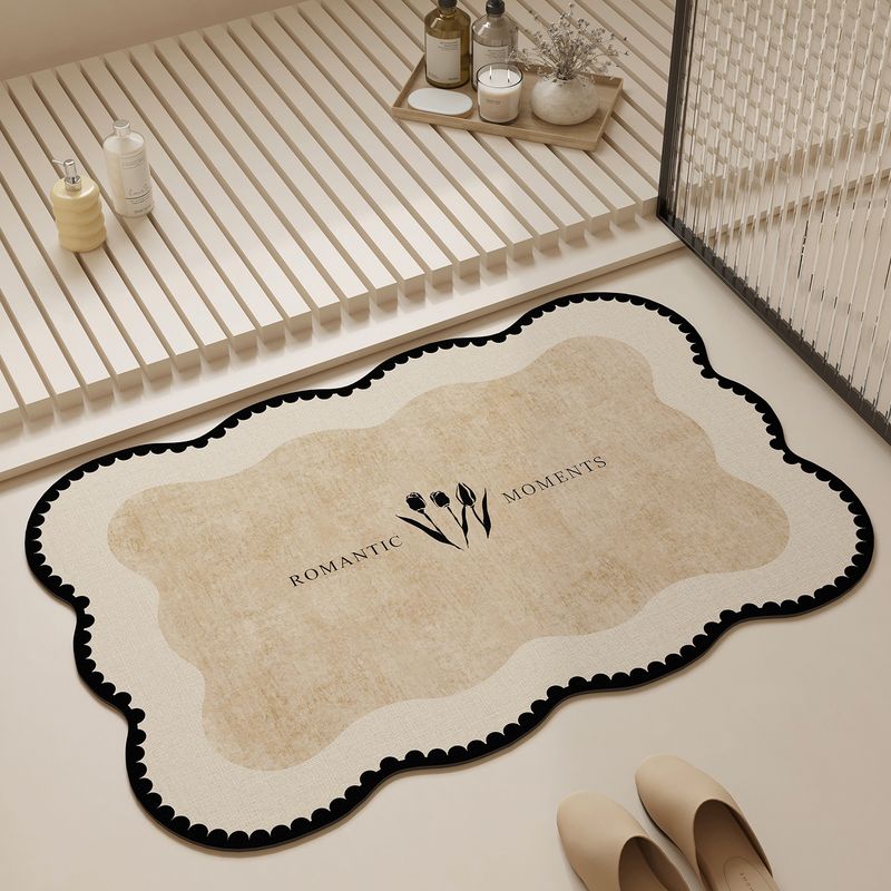 VIKAMA พรมห้องน้ำรูปคลื่นลายเม - Home Made Bathroom Vanity บทวิจารณ์และราคา