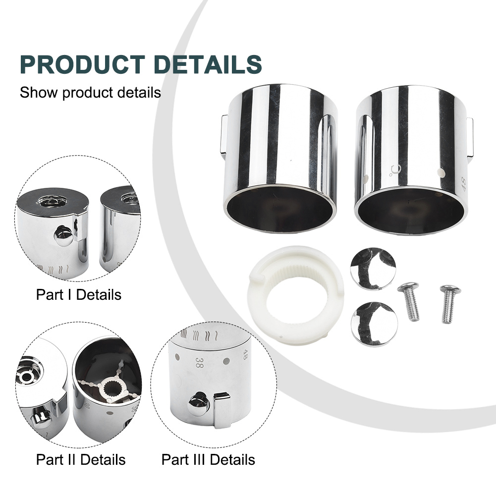ลูกบิดก๊อกน้ำฝักบัวควบคุมอุณหภ - Home Bathroom Faucets บทวิจารณ์และราคา