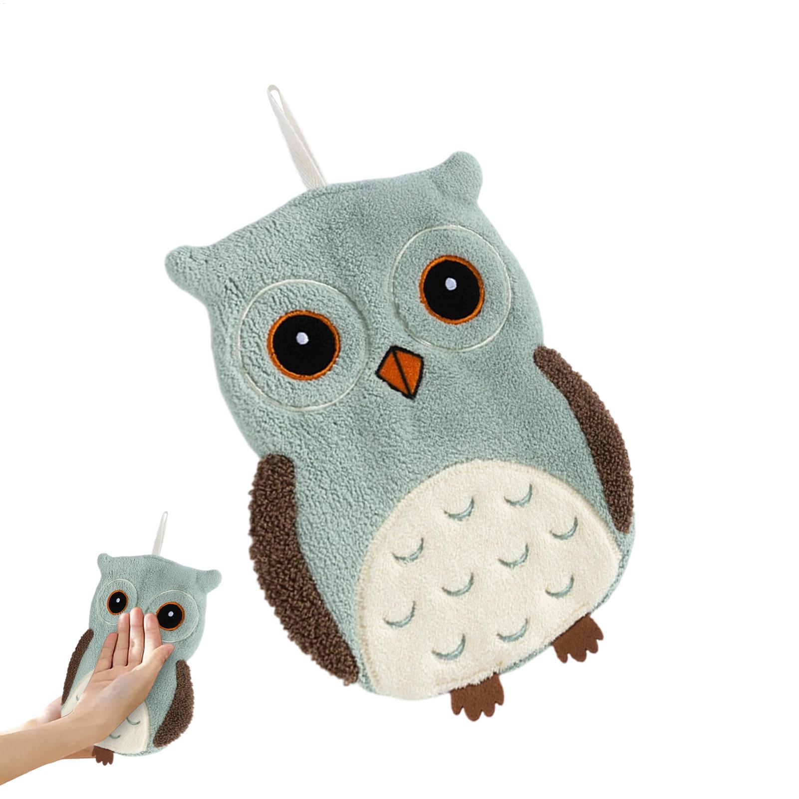 ผ้าเช็ดมือรูปนกฮูก ผ้าเช็ดมือแ - Home Bathroom Towels บทวิจารณ์และราคา