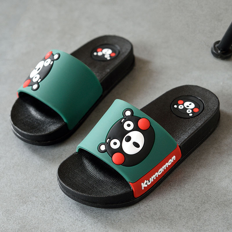 รองเท้าแตะคุมะมอนลายโบว์ฤดูร้อ - Home Bathroom Wear บทวิจารณ์และราคา