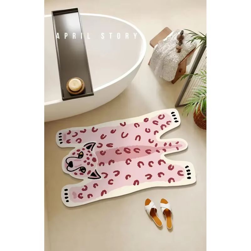 VIKAMA Ins Light Pink Leopard  - Home Made Bathroom Vanity บทวิจารณ์และราคา