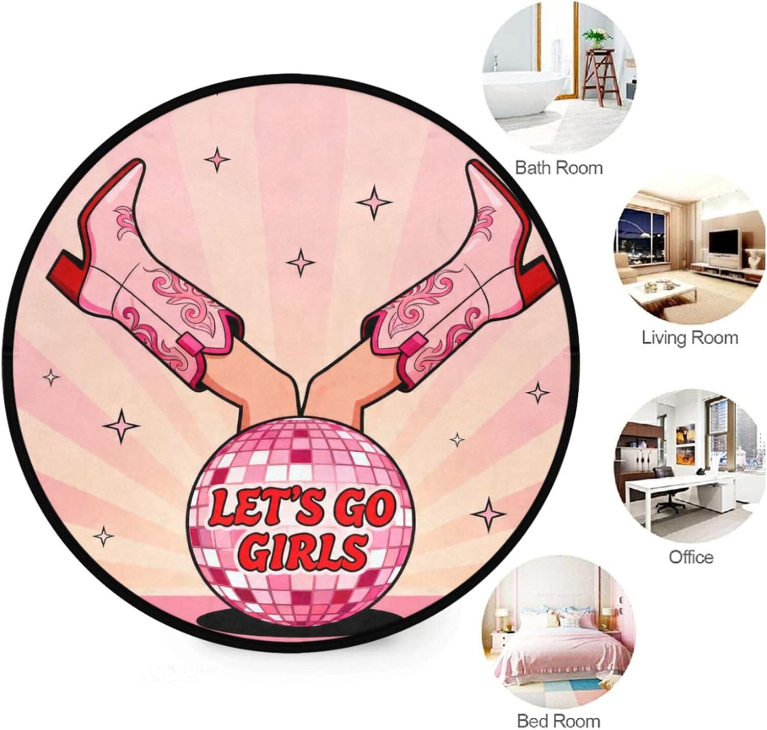 พรมรองพื้นทรงกลมขนนุ่มสำหรับตก - Home Made Bathroom Vanity บทวิจารณ์และราคา